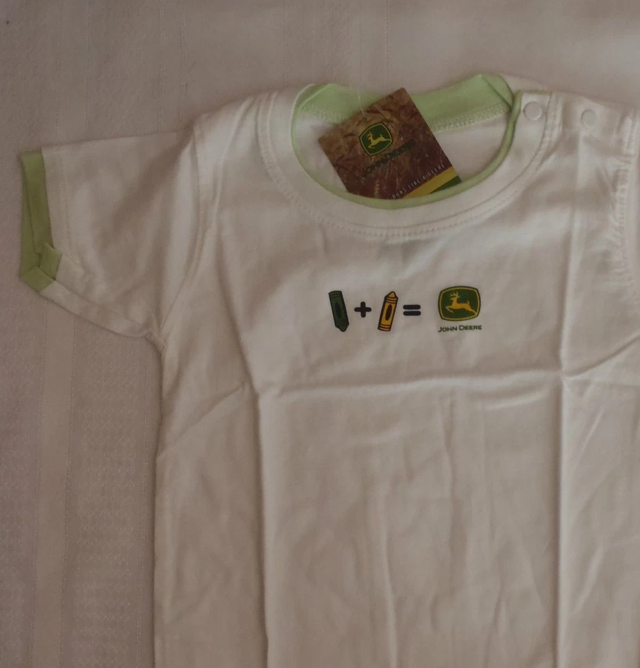 PRECIOUS CARGO Bebé Niños Niñas 24 Meses Body John Deere Producto con Licencia Nuevo con Etiquetas Foto 3 de 4