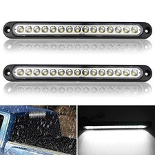 10" 15 LED Trailer Identification Light Led Reverse Backup Tail Light Bar White