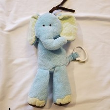 Carter's JOY Blue and green Musical Elephant Crib Baby Toy Twinkle little star