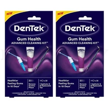 DenTek Gum Health Advanced Cleaning Oral Care Kit Lot of 2 EXP 08/2026