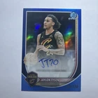 JAYLON TYSON 2025-26 BOWMAN CHROME BLUE Refractor AUTO # /150 #BCA-JN Cavs 🔥
