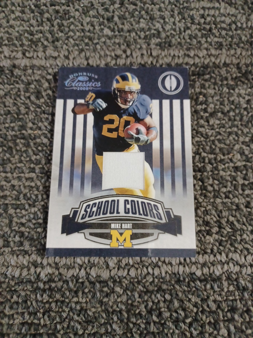 Mike Hart Donruss Classics School Colors #SC29 Jersey