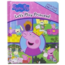 Peppa Pig - Lets Play Princess Little First Look and Find - PI Kids - VERY GOOD