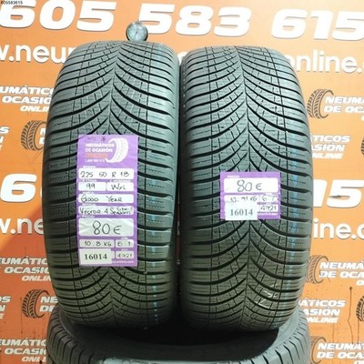 2x 225 50 R18 99W XL M+S* GOODYEAR VECTOR 4 SEASONS GEN 3 6.0/6.1MM REF.16014