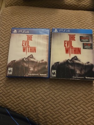 The Evil Within PlayStation 4 PS4 CIB W/ Holographic Slipcover  Tested
