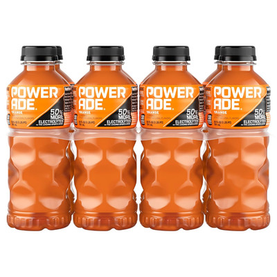 POWERADE Sports Drink Orange, 20 Ounce (Pack of 8)