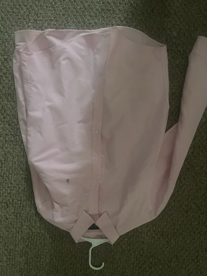 Camisa Polo Ralph Lauren Abotonada Niños Talla XL 18 Rosa Oxford Carne Poni Foto 2 de 3
