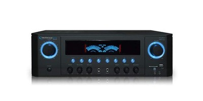 Technical Pro RX38UR Professional Receiver with USB & SD Card Inputs Black 