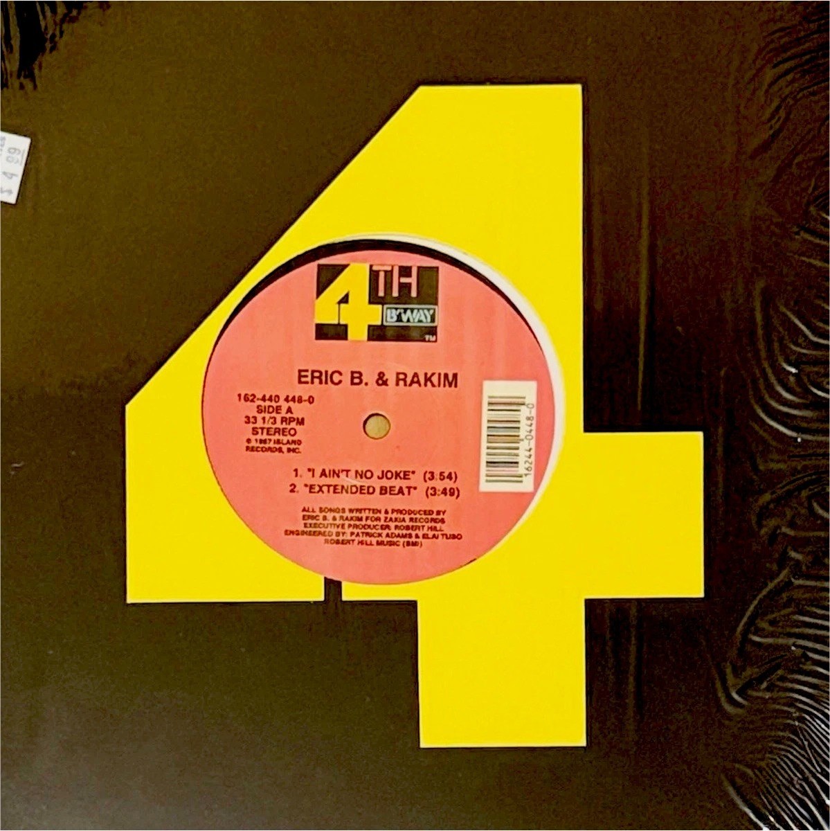 Eric B. & Rakim I Ain't No Joke Vinyl 4th B'way Rap Hip-Hop 1987