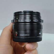 DJI Version Panasonic Leica 15mm F1.7 Lens for (MFT)Micro Four Thirds M4/3 Mount