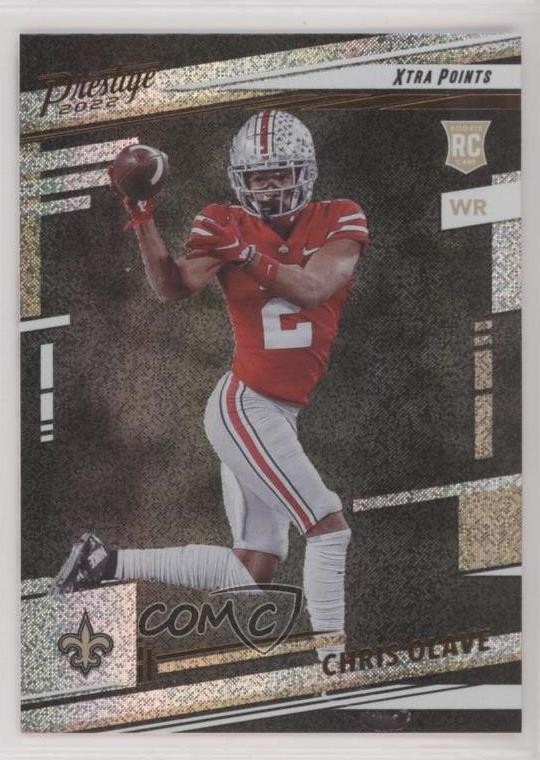 2022 Panini Prestige Rookies Xtra Points Galaxy Chris Olave #310 01l2