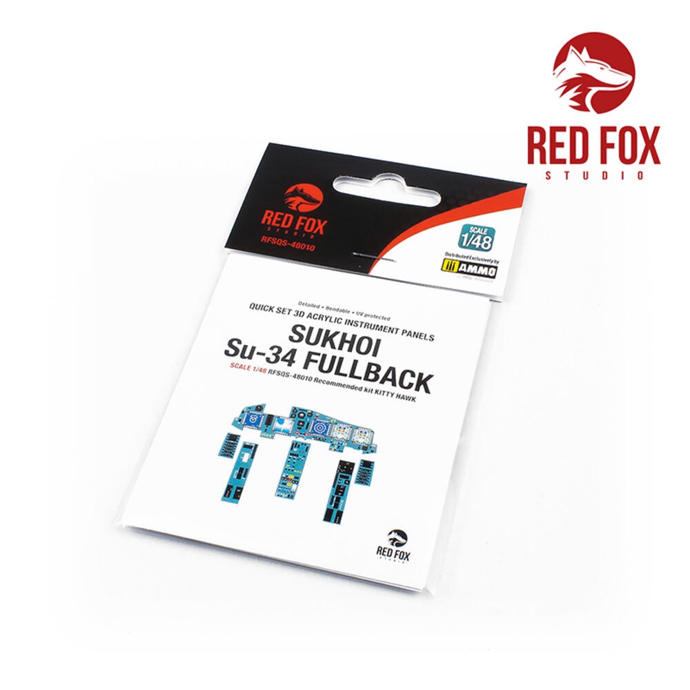 Red Fox Studio RFSQS-48010 - 1/48 Su-34 Fullback (For Kitty Hawk Kit) - New