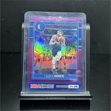 Panini NBA Hoops Premium Purple Prizm Luka Dončić #115 /249 Mavericks 2024-25
