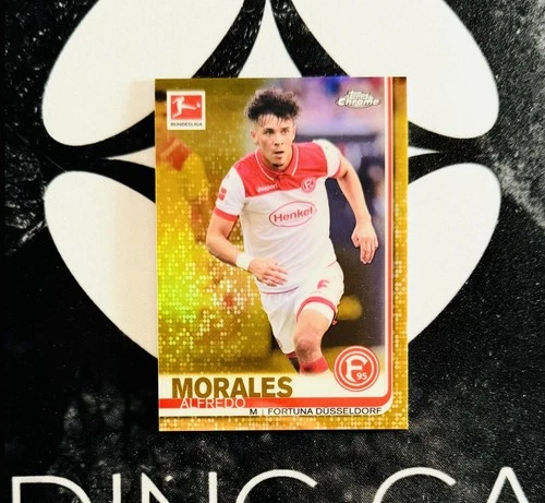 2019-20 Topps Chrome Bundesliga - Alfredo Morales Gold /50 - Fortuna Düsseldorf