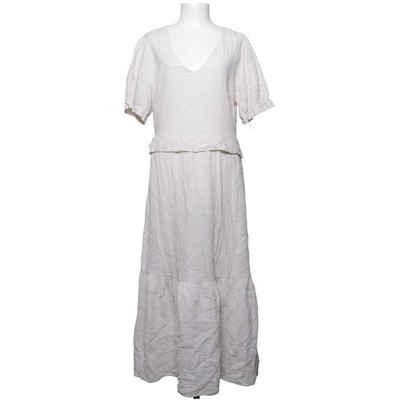 Sassy Classy, Maxikleid, Größe: L, Beige, Baumwolle, Einfarbig, Damen #hAE