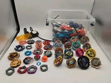 Beyblade collection lot with launchers Tomy Takara Hasboro Dragon Chip Burst OG