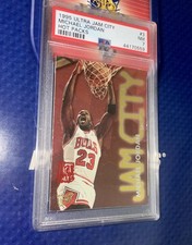 1995 Ultra Michael Jordan Jam City Hot Packs #3 Psa 7 Bulls 