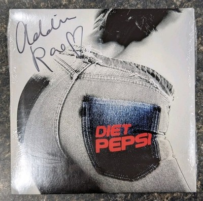 Addison Rae SIGNED VINYL Diet Pepsi 7” Red Vinyl Single - NEW