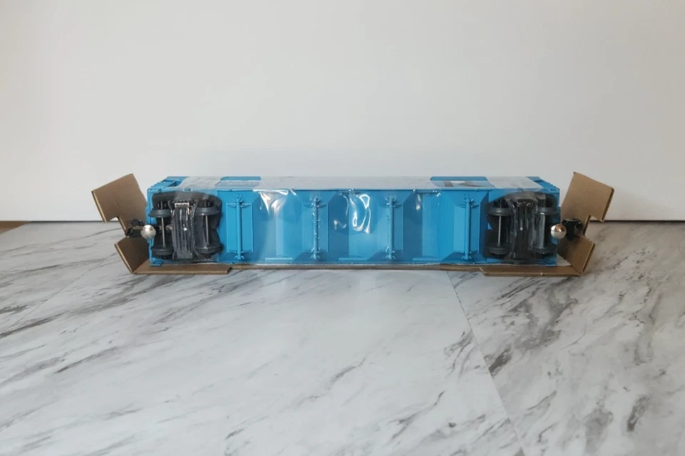 Weaver O Route Rock 4 Bay Centerflow Hopper 3 Rail w/ box BLUE OLD STOCK - Image 4 of 4