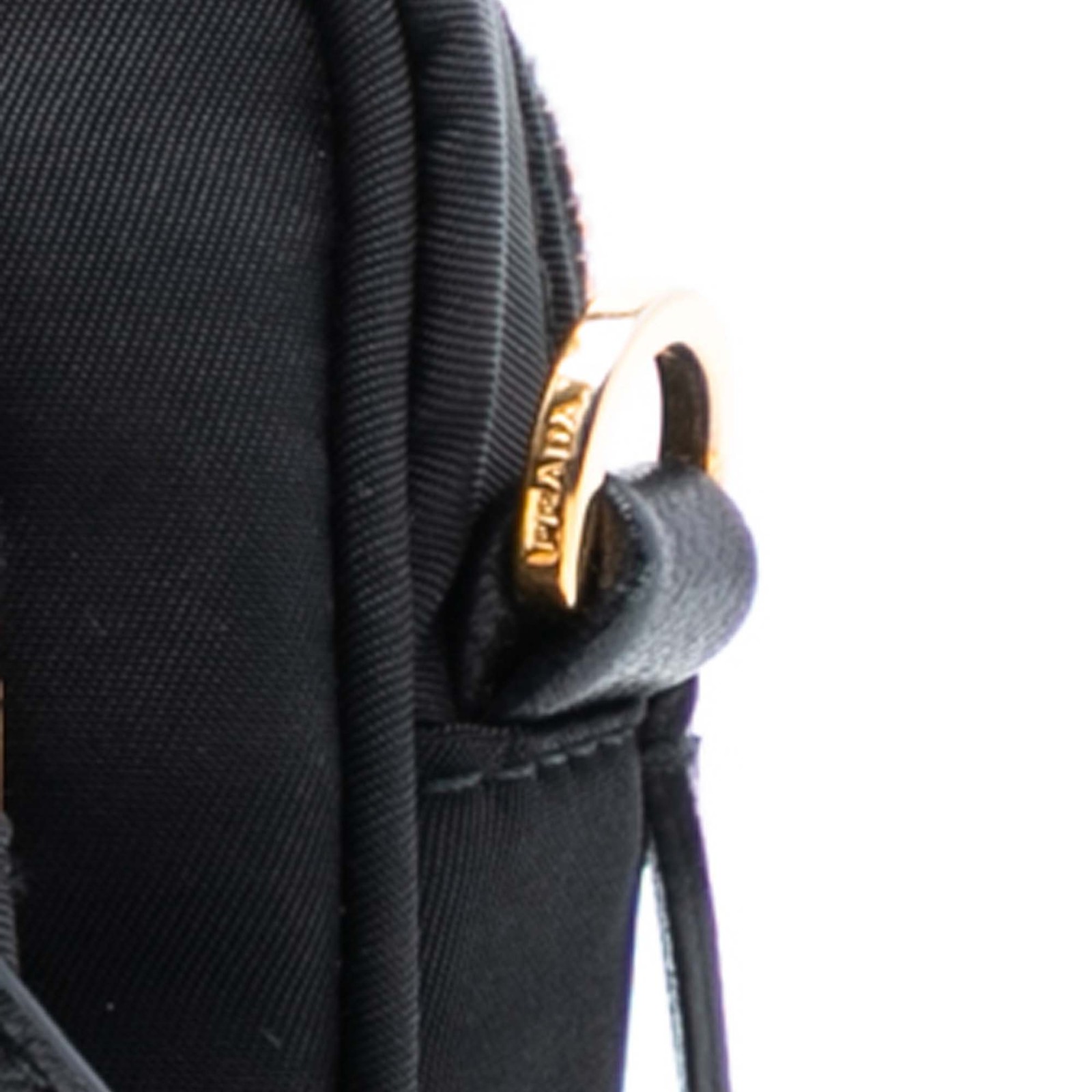 Authenticated Prada Tessuto Camera Bag Black Nylo… - image 6