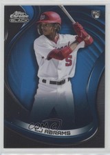 2022 Topps Chrome Black Blue Refractor 22/75 CJ Abrams #74 tw0