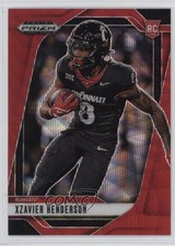 2025 Panini Prizm Draft Picks Ruby Wave Prizm Xzavier Henderson #15 13sf