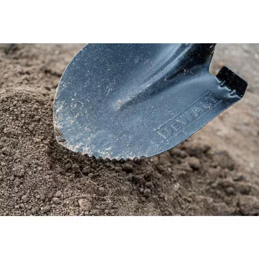 49 In. Wood Handle Carbon Steel Digging Shovel