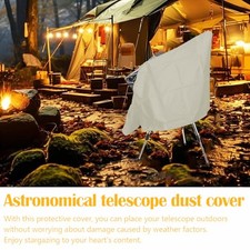 Protective Telescope Cover 150x85cm for Outdoor Dust Rain and UV Shielding