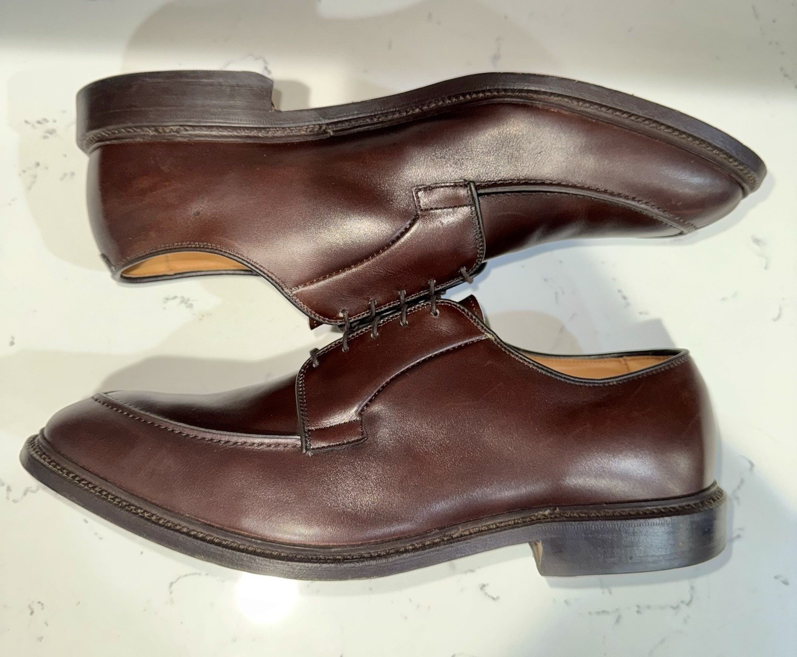 Allen Edmonds Seneca Brown Split Toe Derby Bluche… - image 9