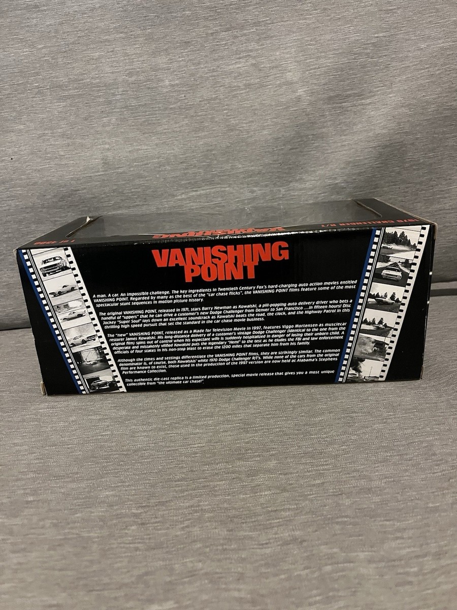 【中古】 Point Blank / Prone To Bad Dreams 1970 Dodge Challenger R/T Vanishing Point 1:18- 1 Of 4500 -READ | eBay