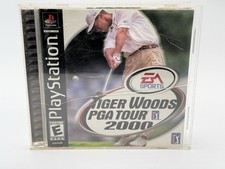 Tiger Woods PGA Tour 2000 PS1 PlayStation 1 CIB Tested EA Sports Golf Game