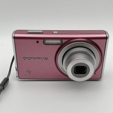 OLYMPUS CAMEDIA FE-4020 Pink Compact Digital Camera with Box Accessories