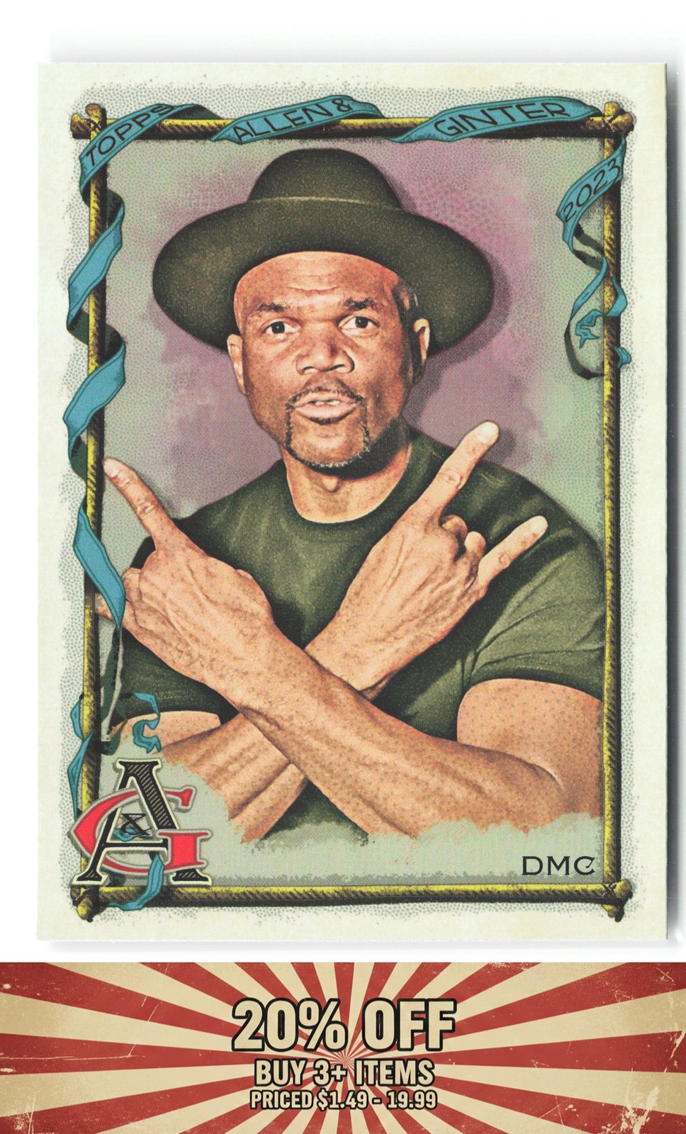 2023 Topps Allen & Ginter #223 DMC Silver Portrait