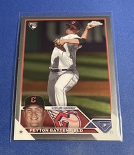 2023 Topps Chrome Update #USC102 Peyton Battenfield RC Cleveland Guardians