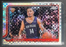 MICAH PEAVY 2025-26 TOPPS CHROME #291 X-FRACTOR RC PELICANS