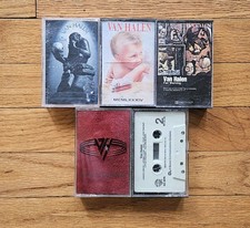Lot of 5 Van Halen Cassette Tapes 