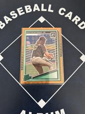 2025 Panini Donruss Rated Prospects Boston Bateman #118 Orange Velocity RC