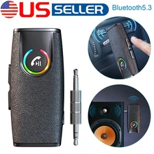 Bluetooth 5.3 Audio Music Receiver Transmitter Adapter Wireless AUX for Home Car