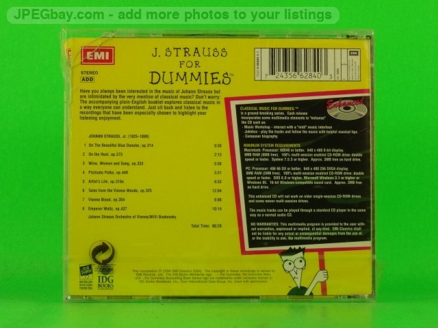 J STRAUSS FOR DUMMIES (T5) COMPUTER SOFTWARE IDG BOOKS | eBay UK