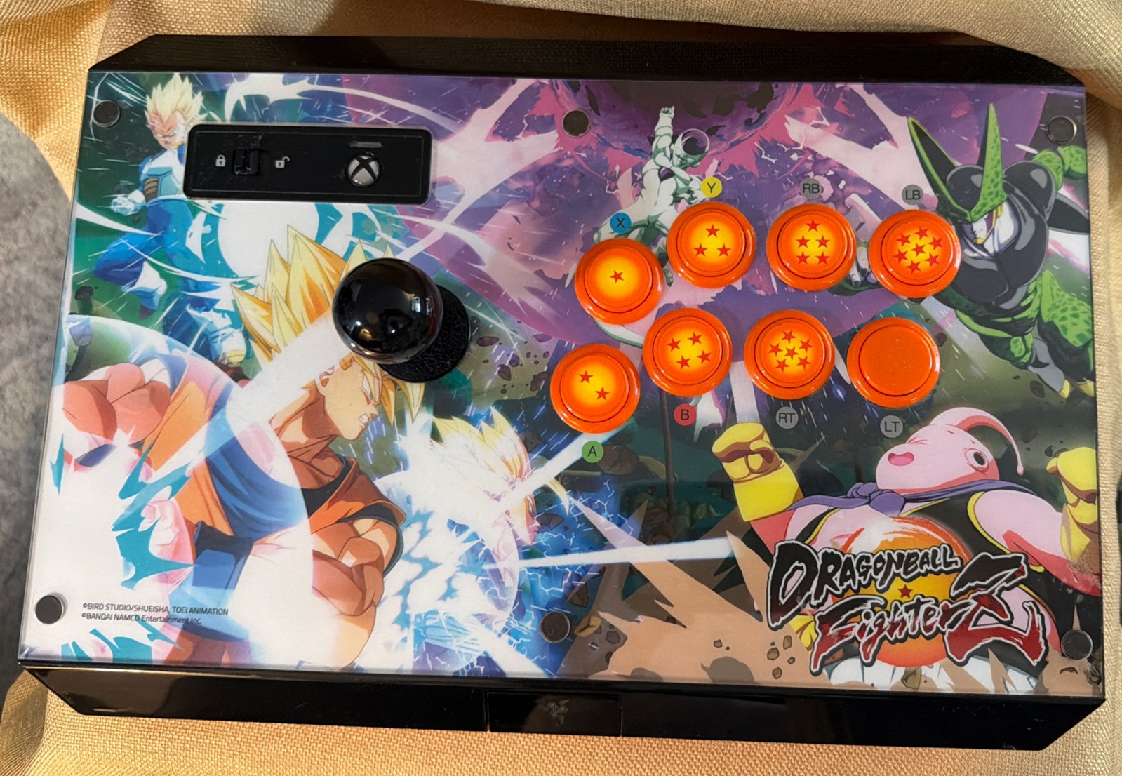 DRAGON BALL FIGHTERZ RAZER ATROX ARCADE STICK - XBOX ONE *TESTED & WORKING*