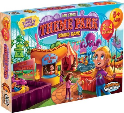 My First Theme Park Board Game for Ages 5+- Build an Amusement Park with Cute...