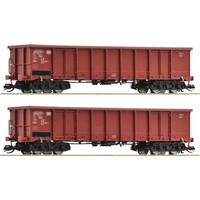 Roco 6680016 TT 2-Tlg. Set: Offene GüTerwagen, Db, Ep. IV TT + Neu