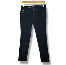 Ann Taylor LOFT Black Corduroy Pants Modern Slim Elevated Minimal Casual Size 6