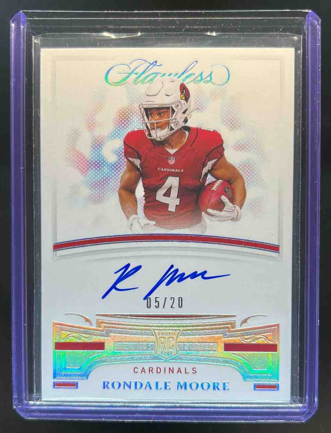 Rondale Moore Panini Flawless Rookie Signatures #FRSRMO Base