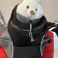 Pet Dog Carrier Backpack with Storage Pockets Small Dog Front