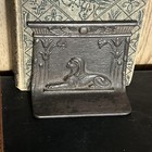 1920s Art Deco Egyptian Revival Cast Iron Sphinx Bookend — photo 7