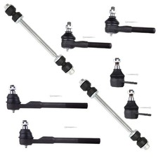 SCITOO 8pcs Front Suspension Kit Inner Outer Tie Rod Ends Sway Bar Links Uppe...