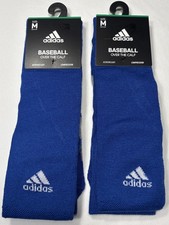  2 Pairs adidas Baseball Over The Calf Aeroready Compression Socks Size Medium