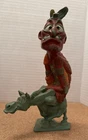 Vintage 1963 Louis Marx & Co. Nutty Mads Indian Chief Lost Teepee