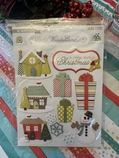 My Mind's Eye "Winter Wonderland" Christmas Layered stickers, Scrapbook/crafting
